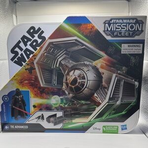 Star Wars Mission Fleet TIE Advanced with Darth Vader - New